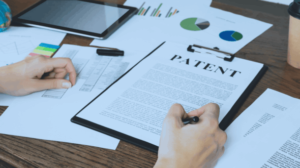 Person filing patent application