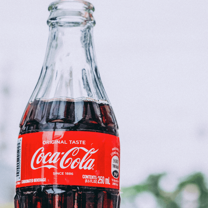 Image of a Coca-Cola bottle to illustrate the concept of trade dress in trademark law.
