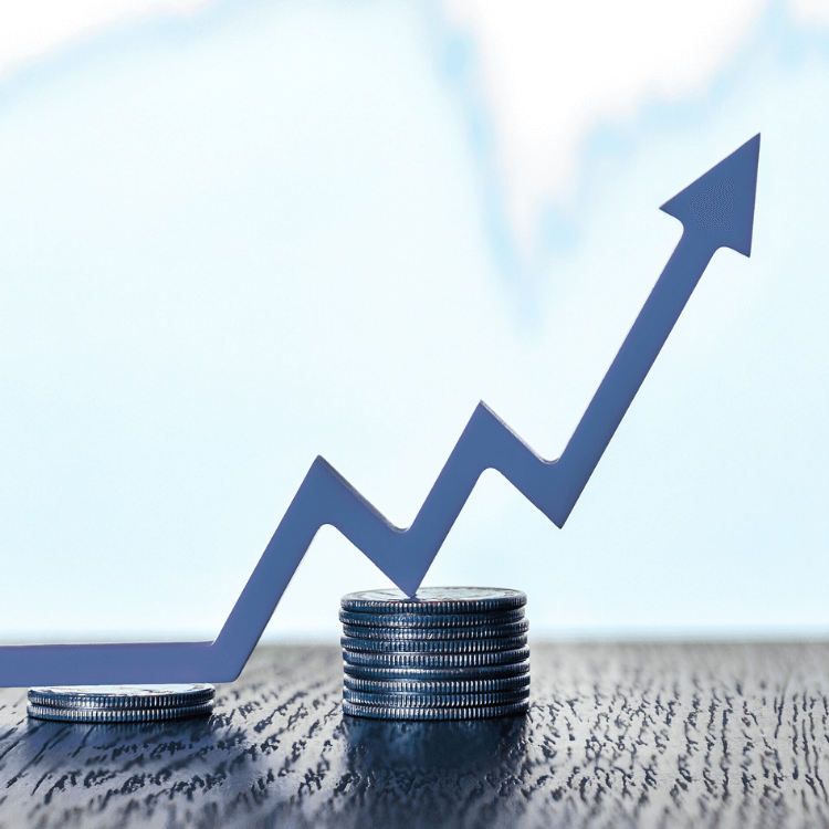 Arrow up indicating USPTO fee increase