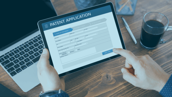 Person self-filing a patent application online