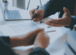 Inventor in a consultation with a patent attorney