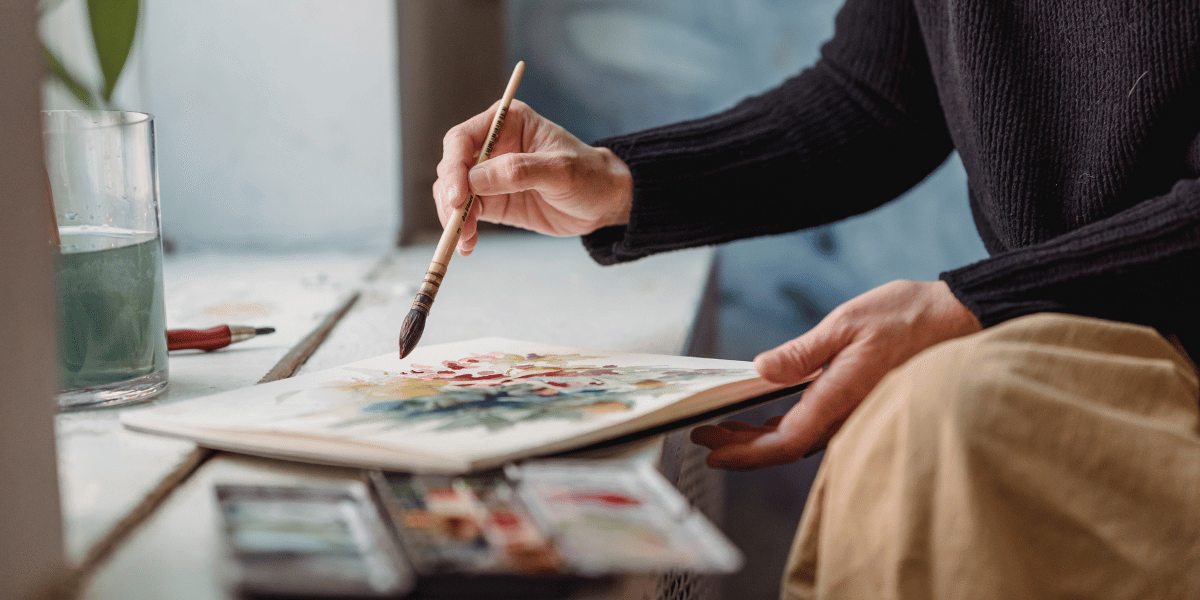 What Can You Copyright (1) Woman painting an original work